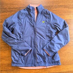 Reversible Blue and Pink Jacket Masters Windbreaker S (4-6)